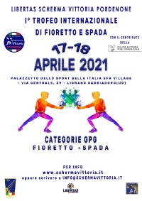 International tournament in Pordenone 17 to 18 April 2021